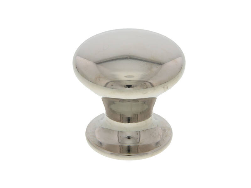 Meubelknop Nikkel Paddestoel 30 mm
