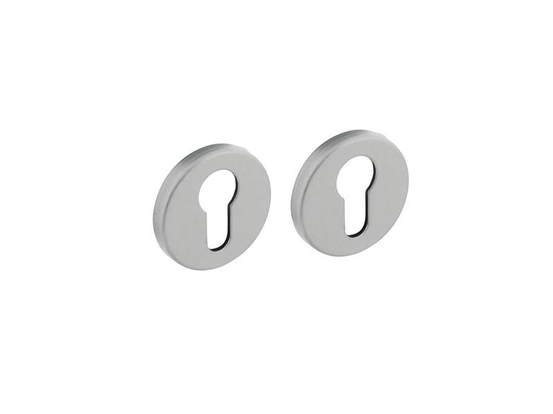 Profielcilinderrozetten rond 50x7 mm aluminium