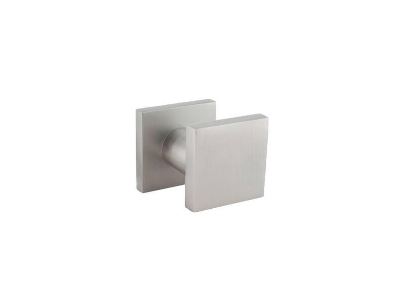 Intersteel Voordeurknop vierkant 58x58mm eenzijdige montage aluminium