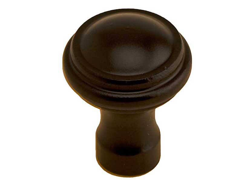 Meubelknop Zwart Rilinos 25 mm