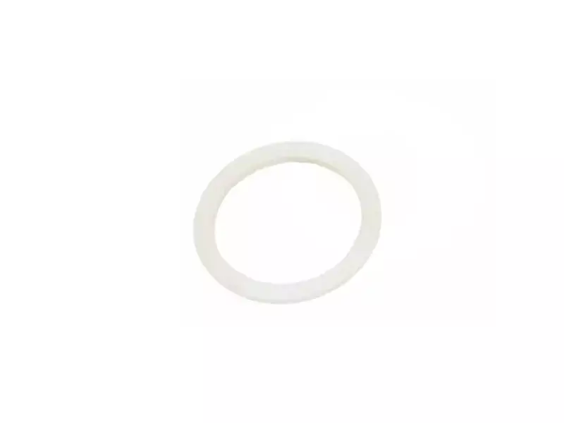 Nylon kruklager plat wit 16mm krukhals. Buitenmaat 19mm