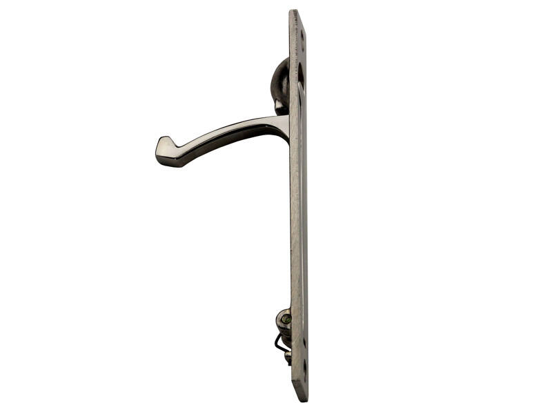 Schuifdeurtrekker kamer en suite Nikkel 120x20mm