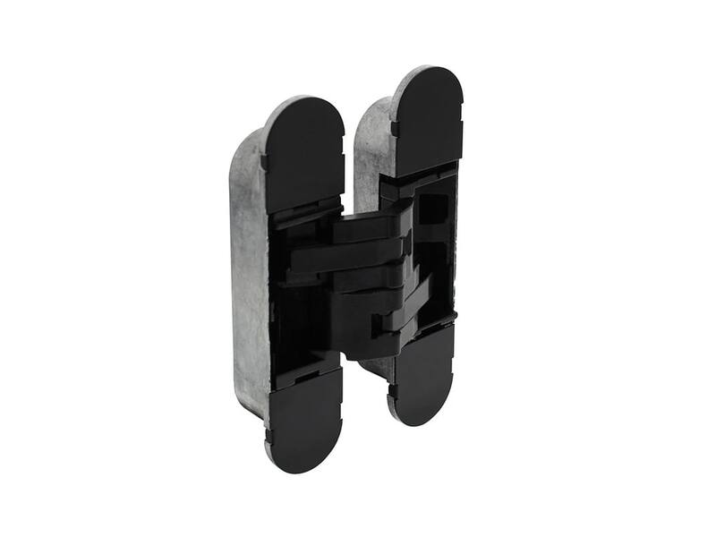 Intersteel Onzichtbare Scharnier 130 x 30 mm zamak zwart 3D verstelbaar