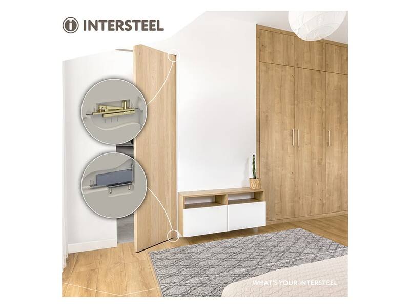 Intersteel Taatsdeurscharnier tot 75 kilo rvs geborsteld