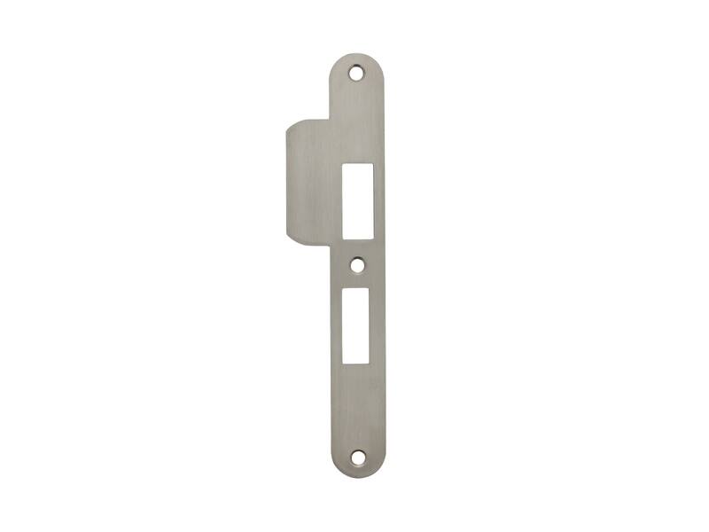 Intersteel Sluitplaat voor veiligheidsslot SKG** profielcilindergat 55 mm DIN rechts rvs