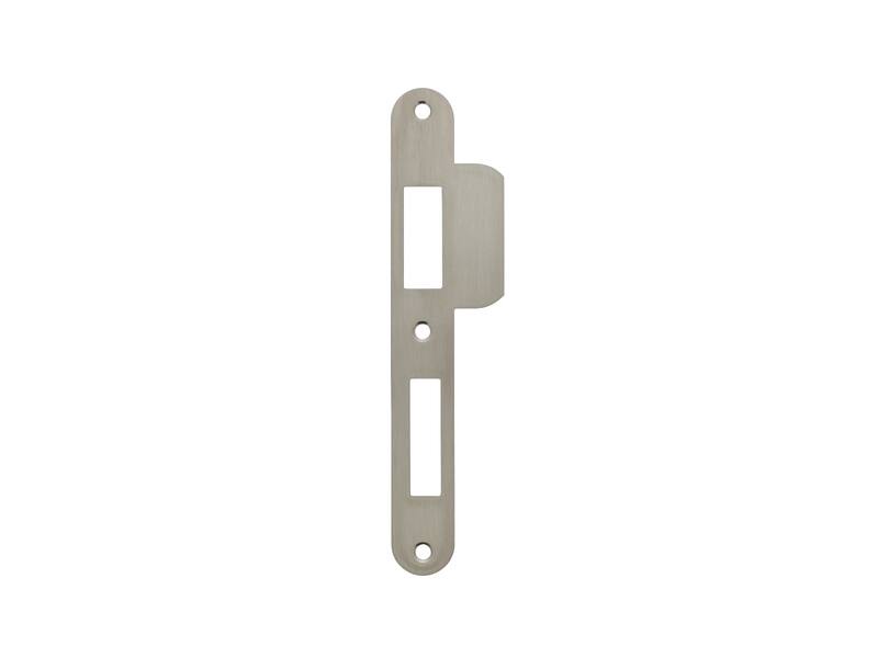 Intersteel Sluitplaat voor veiligheidsslot SKG** profielcilindergat 72 mm DIN links rvs