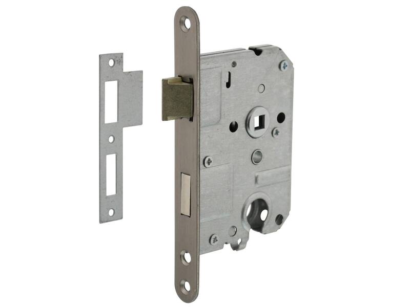 Intersteel Woningbouw cilinder dag- en nachtslot 55 mm rvs geborsteld