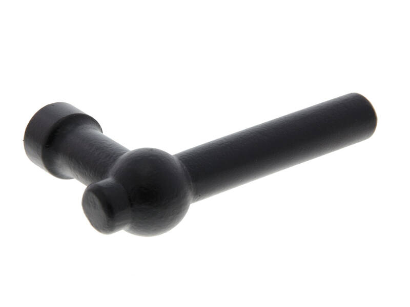 Gatdeel Zwart L-model rond rs