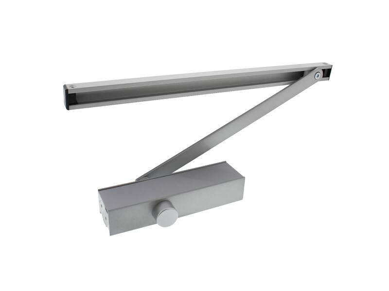 Intersteel Deurdranger met glijarm DR124 207x55x40 mm grijs