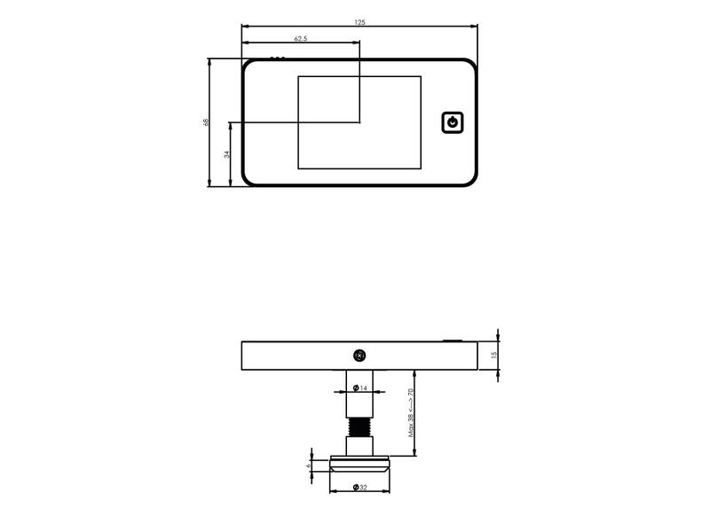 Intersteel Digitale deurcamera DDV 3.0