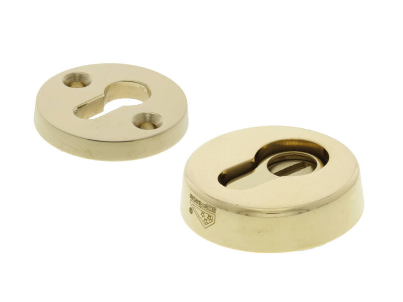 Veiligheidsrozetten met kerntrekbeveiliging Messing SKG 3-sterren Rond 58mm