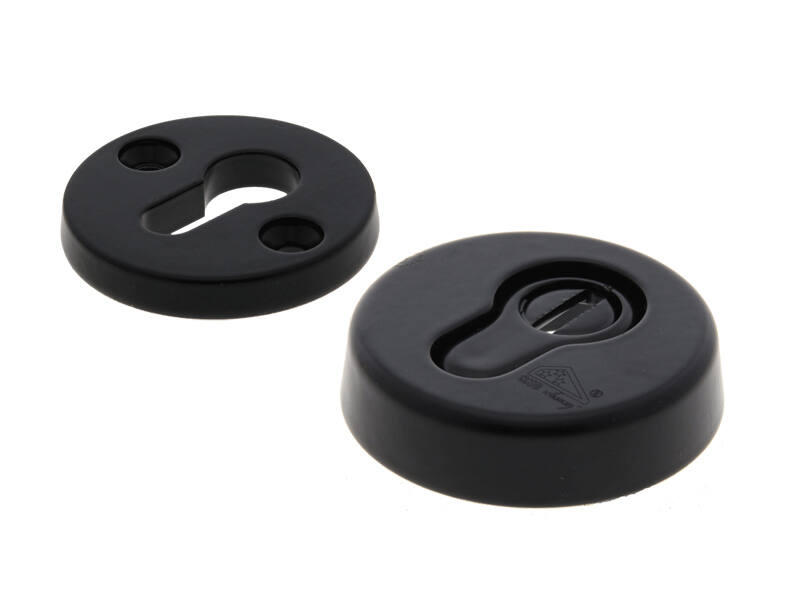 Veiligheidsrozetten met kerntrekbeveiliging Zwart SKG 3-sterren Rond 58mm