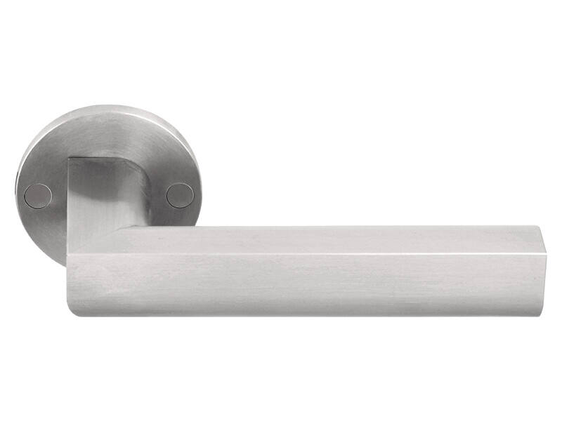 Deurkruk RVS Two Piet Boon op verende rozet PBL23/50 23mm