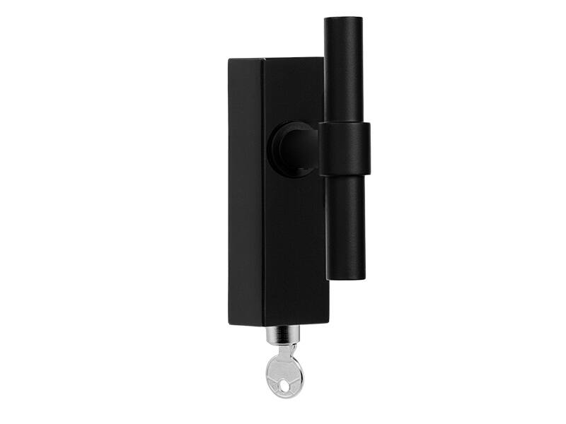 Draaikiep raamkruk Zwart One Piet Boon PBT15-DKLOCK Afsluitbaar 119mm