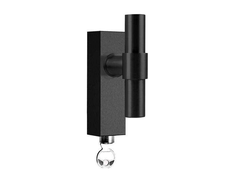 Draaikiep raamkruk Zwart One Piet Boon PBT20-DKLOCK Afsluitbaar 119mm