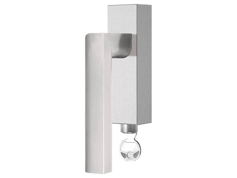 Draaikiep raamkruk RVS Two Piet Boon PBL23 rechts Afsluitbaar. 120mm