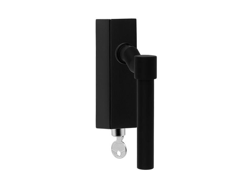 Draaikiep raamkruk Zwart One Piet Boon verkropt PBL15F-DKLOCK Afsluitbaar 134mm