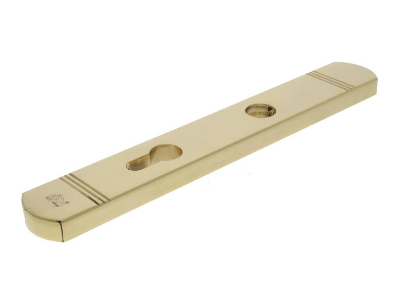 Veiligheidsschild buiten Messing Art Deco PC72 SKG3