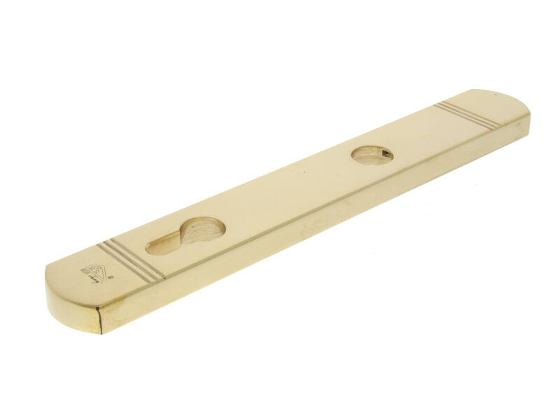 Veiligheidsschild buiten Messing Art Deco PC92 SKG3
