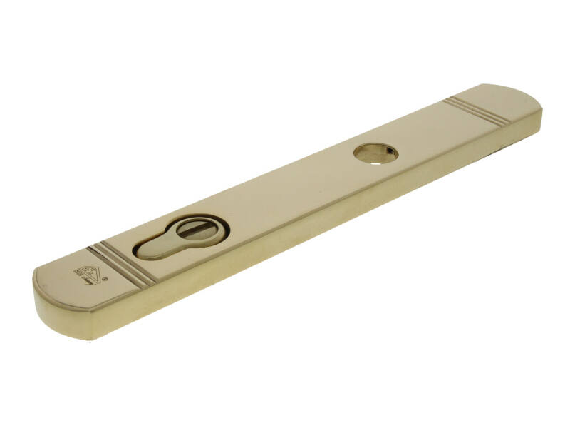 Veiligheidsschild kerntrek buiten Messing Art Deco PC92 SKG3