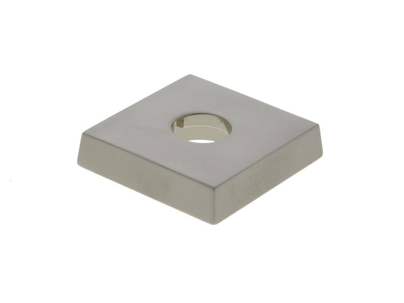 Krukrozet verdikt "buitenzijde" Mat nikkel PVD Bauhaus 55mm