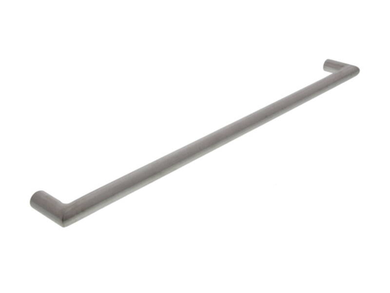 Meubelgreep Rvs Haaks rond 12 x 480 mm