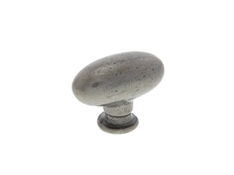 Meubelknop Oud ijzer Ovaleo 40 mm