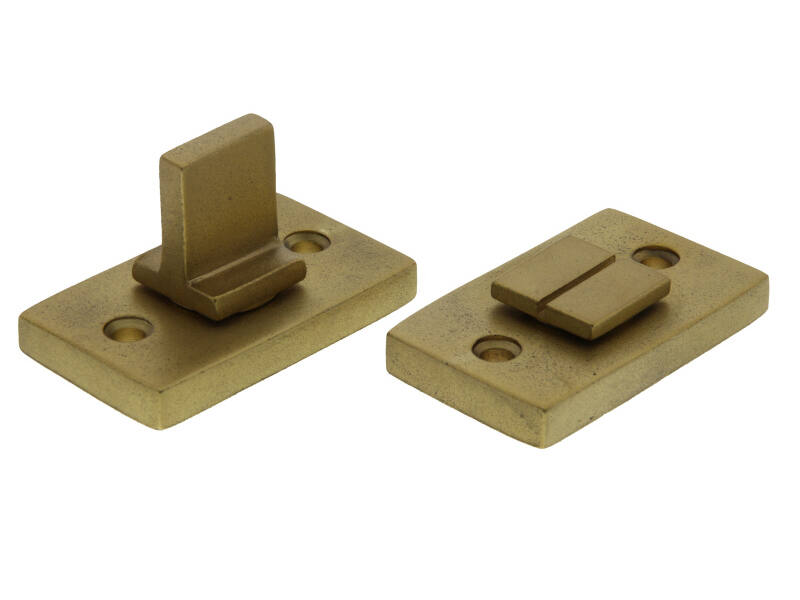 WC-garnituur Messing Jolie rechthoekig 55x32mm