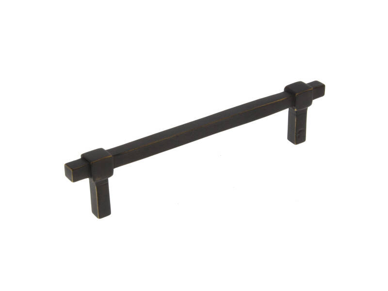 Meubelgreep Verbronsd Jolie Cross 160mm, hoh 128mm