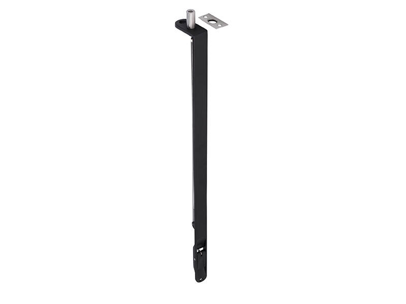 Kantschuif bascule Zwart 20 x 450mm