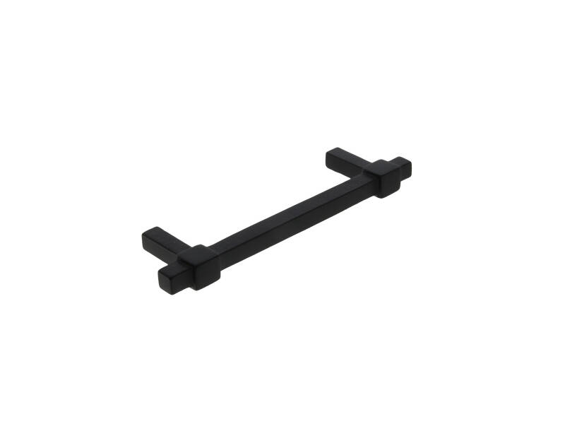 Meubelgreep Zwart Jolie Cross 128mm, hoh 96mm
