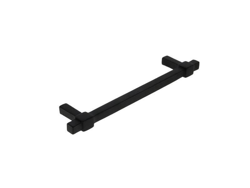 Meubelgreep Zwart Jolie Cross 160mm, hoh 128mm