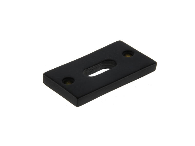 Sleutelrozet Zwart Jolie verticaal rechthoek 33x55mm