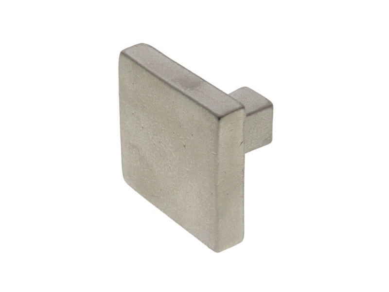 Meubelknop Verzilverd Jolie Carre 40mm