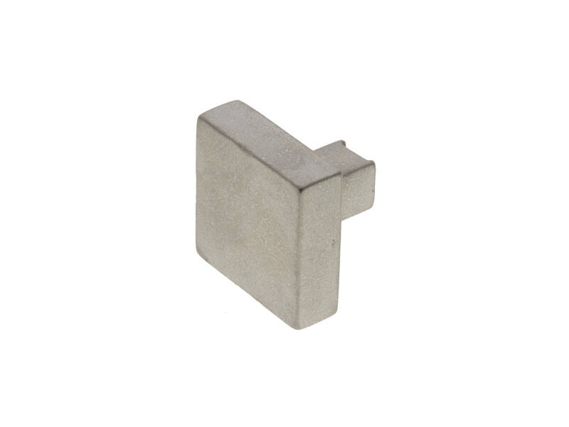 Meubelknop Verzilverd Jolie Carre 30mm