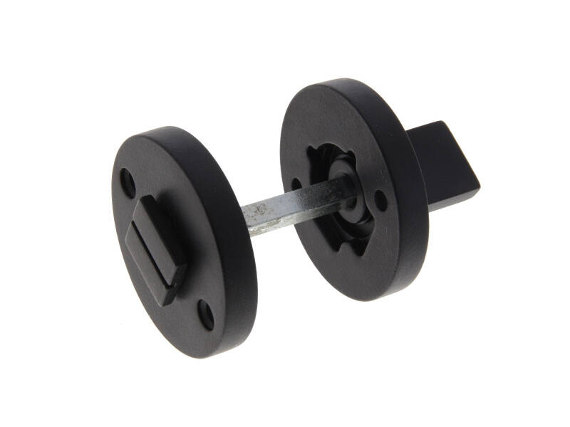 WC-garnituur Zwart Jolie Rond 52mm