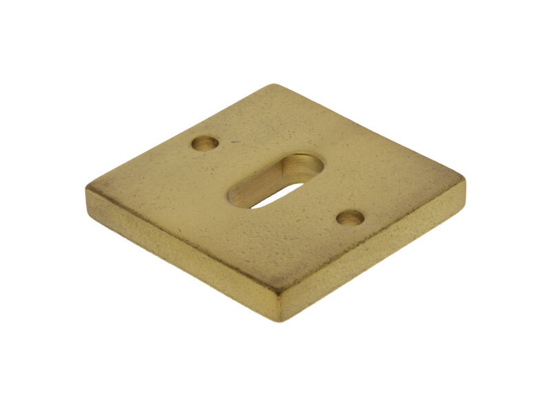 Sleutelrozet Messing Jolie vierkant 52mm