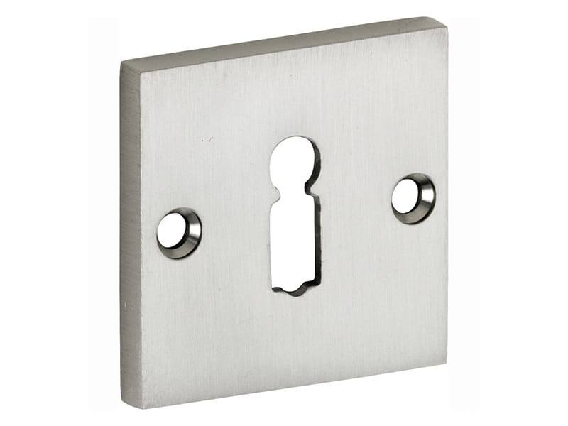 Sleutelrozet Mat nikkel Bauhaus vierkant 50x5mm opschroevend