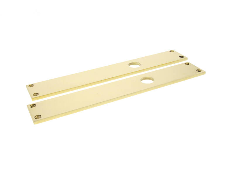 Langschild Blind Messing Bauhaus 245x40x5mm