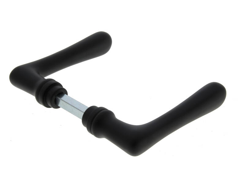 Deurkruk Zwart Elegant recht 110 mm