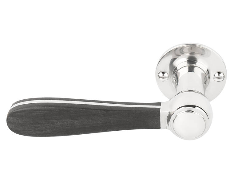 Gatdeel links RVS gepolijst/zwart Bosco Lazaro Rosa-Violan LZ100-G