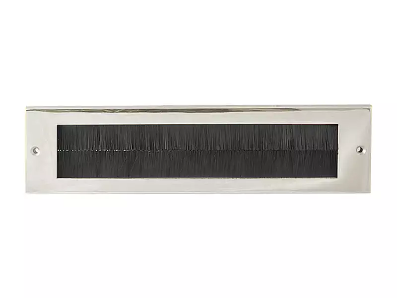 Tochtborstel Nikkel 330x86 mm  – Formani Timeless F535BI