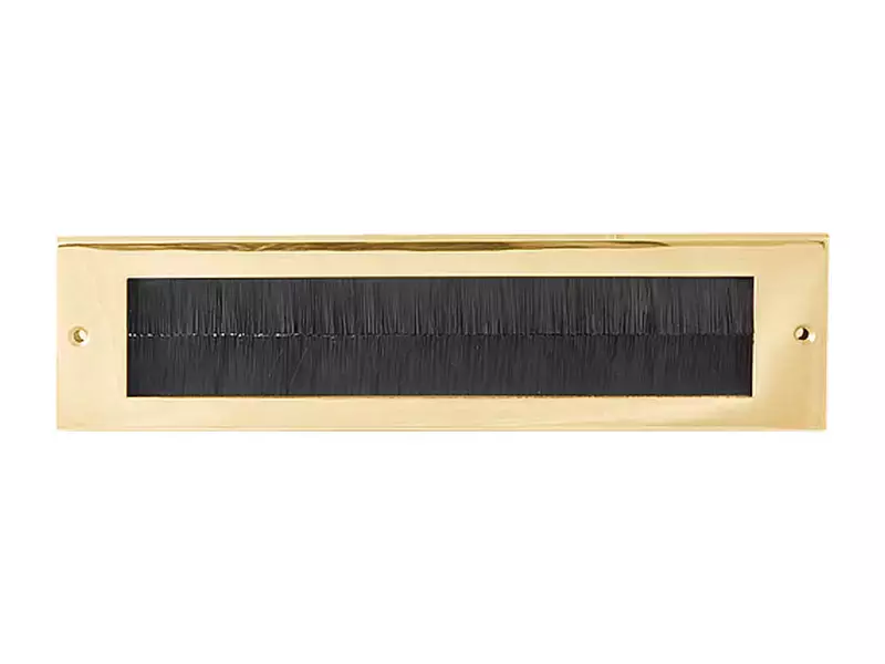 Tochtborstel Messing 330x86 mm  – Formani Timeless F535BI
