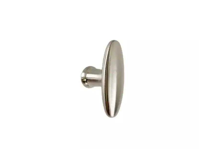 Meubelknop Mat Nikkel ovaal 15 x 45 mm – Formani Timeless 1938M