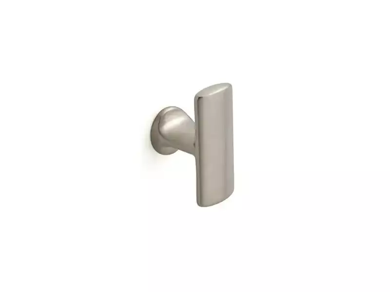Meubelknop Mat Nikkel rechthoek 18 x 41 mm – Formani Timeless 1929M