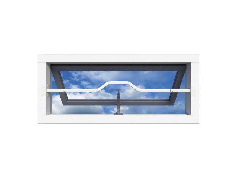 SecuBar Barrierestang Combi Wit 680-870 mm, in het kozijn