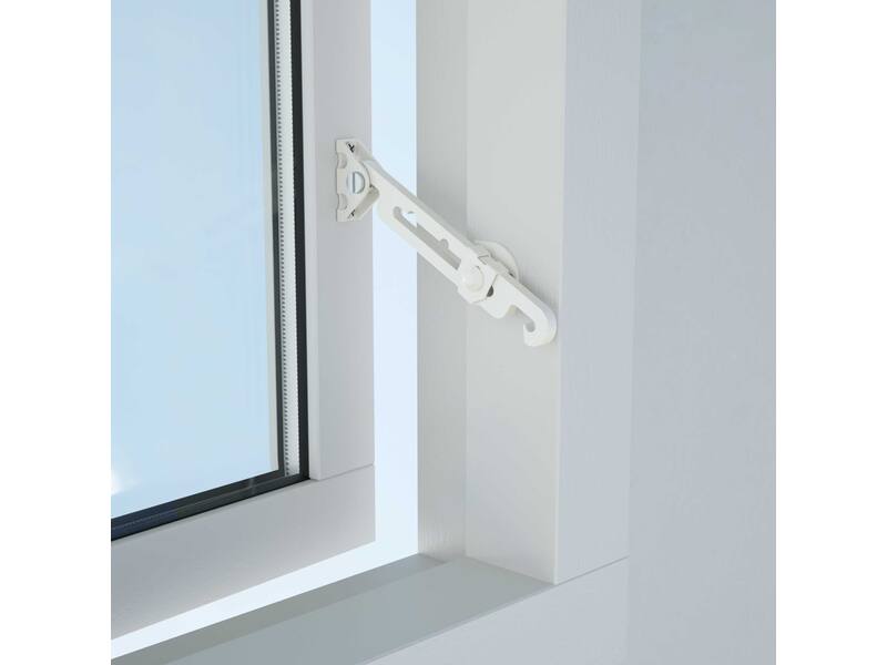 SecuMax Raamuitzetter 720 Wit - Buitendraaiend