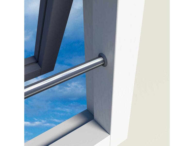 SecuBar Barrierestang Snap RVS, in het kozijn 990 mm
