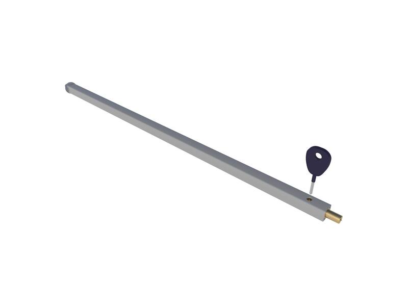 SecuBar Schuifpuibeveiliging Basic Zilvergrijs 1930 mm