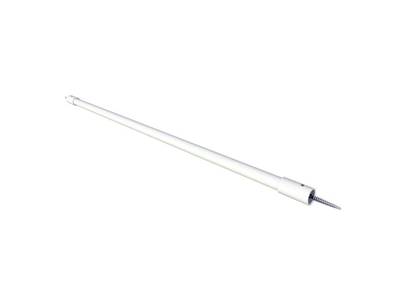 SecuBar Barrierestang Twist Wit 990 mm, in het kozijn